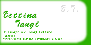 bettina tangl business card